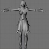 Sibyll’s Outfit in Blender